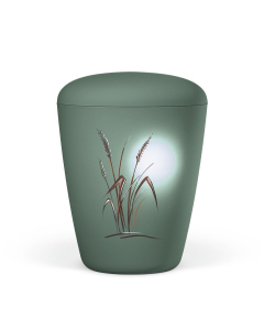 URNE, OLIVENGRØNN MED AKS  26570