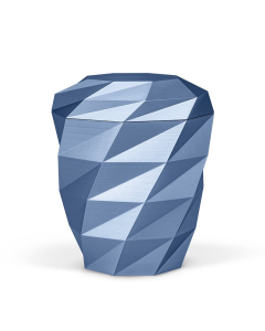 URNE,LYS BLÅ , ISKRYSTALL 35300