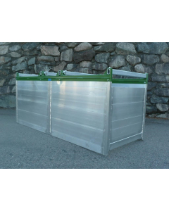 STEMPLINGSKASSE, ALUMINIUM, 140 CM