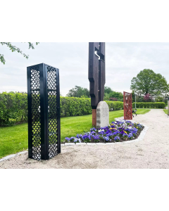 Lysskap "Snäcka", svart