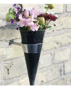 Vaseholder "Villie", rustfritt stål