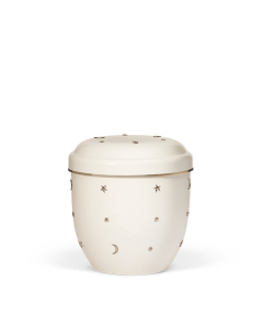 URNE, BARN KREMHVIT MED  STJERNER 7431-BIO