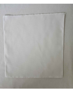 METERV., HANETA, STRIPET STOFF, HVITT ( 160 CM )