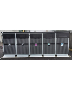 AVFALL BEHOLDERSKAP KOMPOSITT 5 x 660L